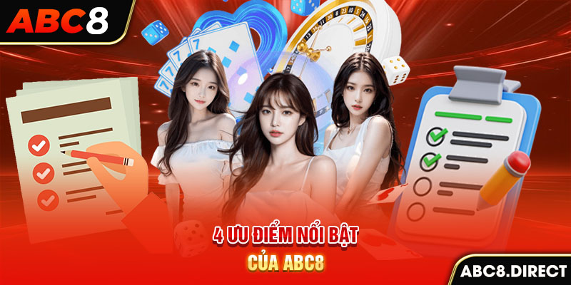 4 ưu điểm nổi bật của casino ABC8